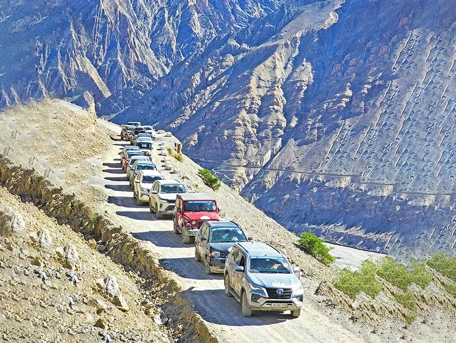 Himalayan convoy drive